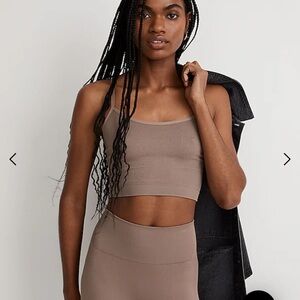 Madewell Seamless Crop Cami - Castle Rock Shade - XXS/XS